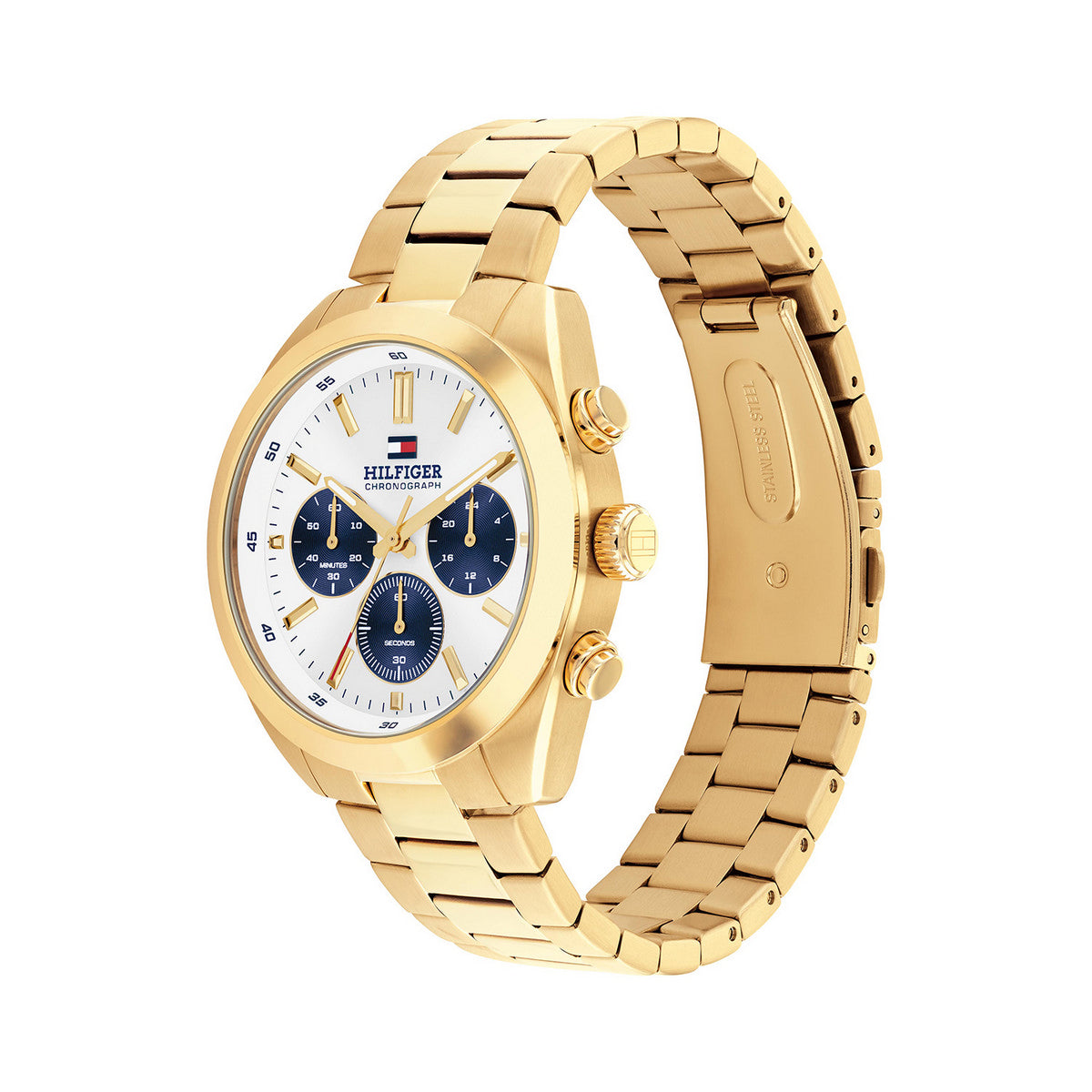 Tommy Hilfiger TH1710723 Horloge Heren Goudkleurig 40mm