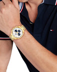 Tommy Hilfiger TH1710723 Horloge Heren Goudkleurig 40mm