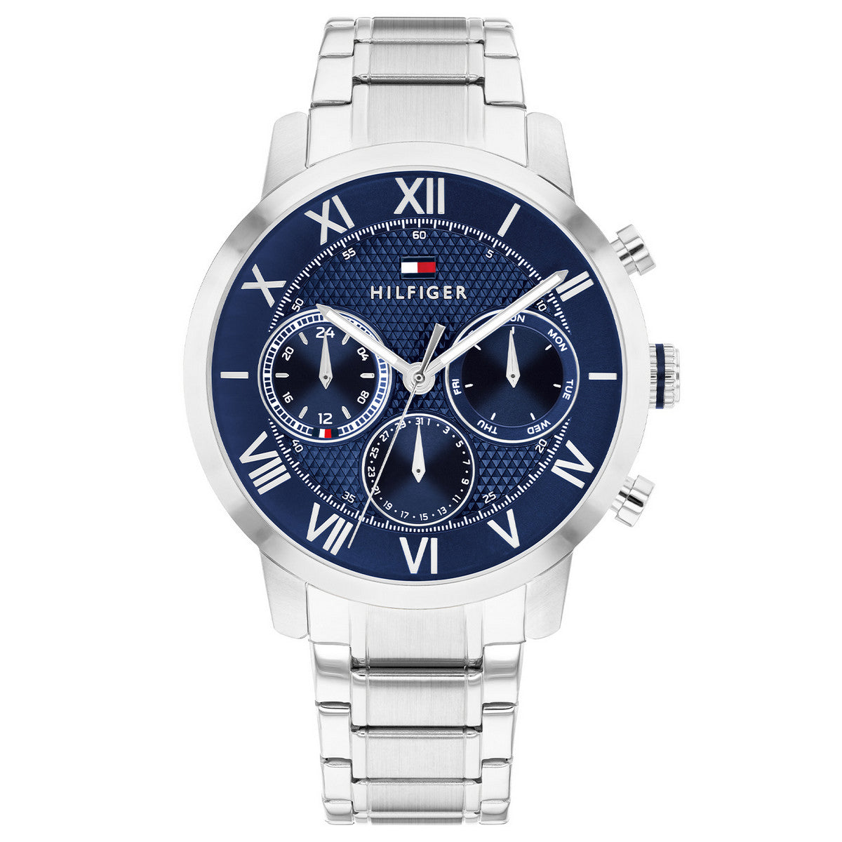 Tommy Hilfiger Horloge TH1710728 Heren Zilverkleurig 42 mm