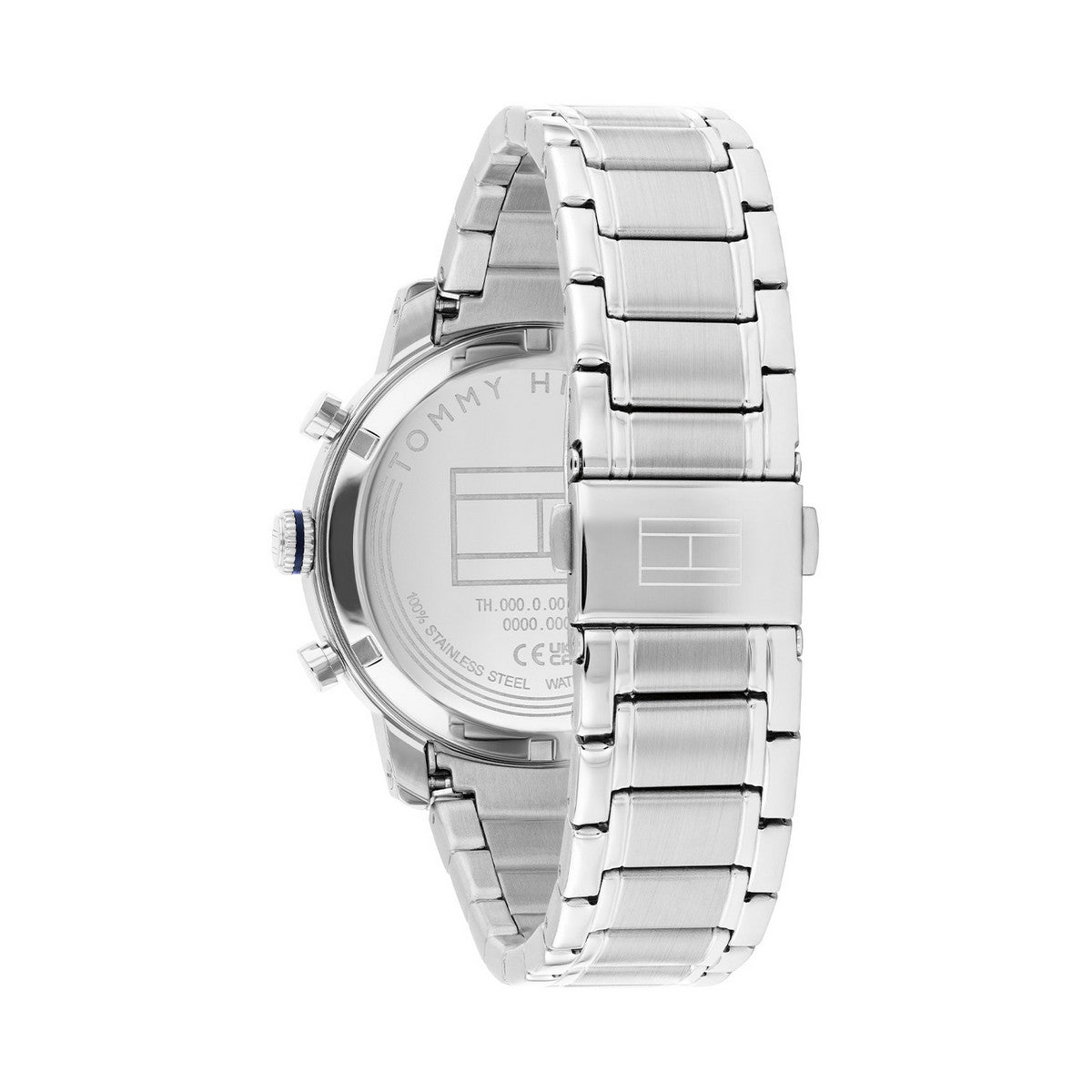 Tommy Hilfiger Horloge TH1710728 Heren Zilverkleurig 42 mm