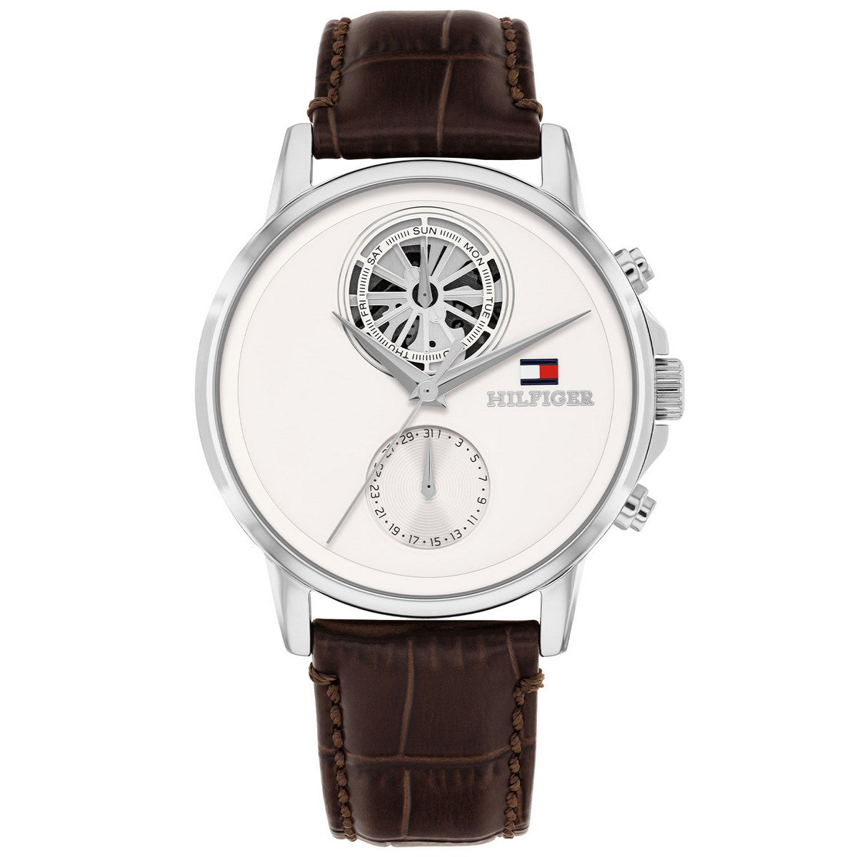 Tommy Hilfiger Horloge TH1710746 Heren Zilverkleurig 40 mm
