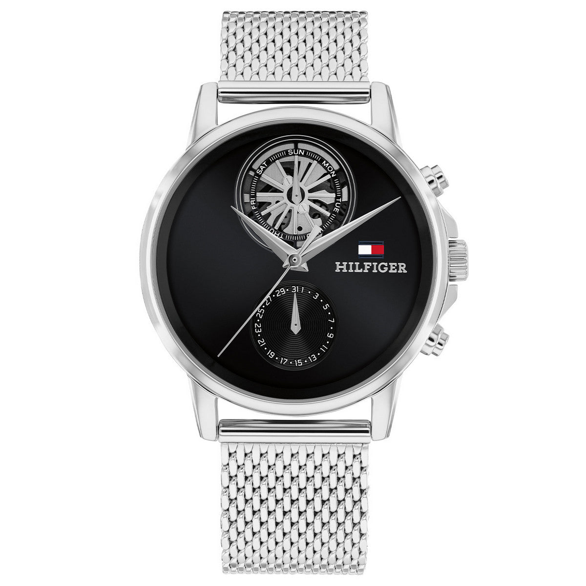 Tommy Hilfiger Horloge TH1710749 Heren Zilverkleurig 40 mm