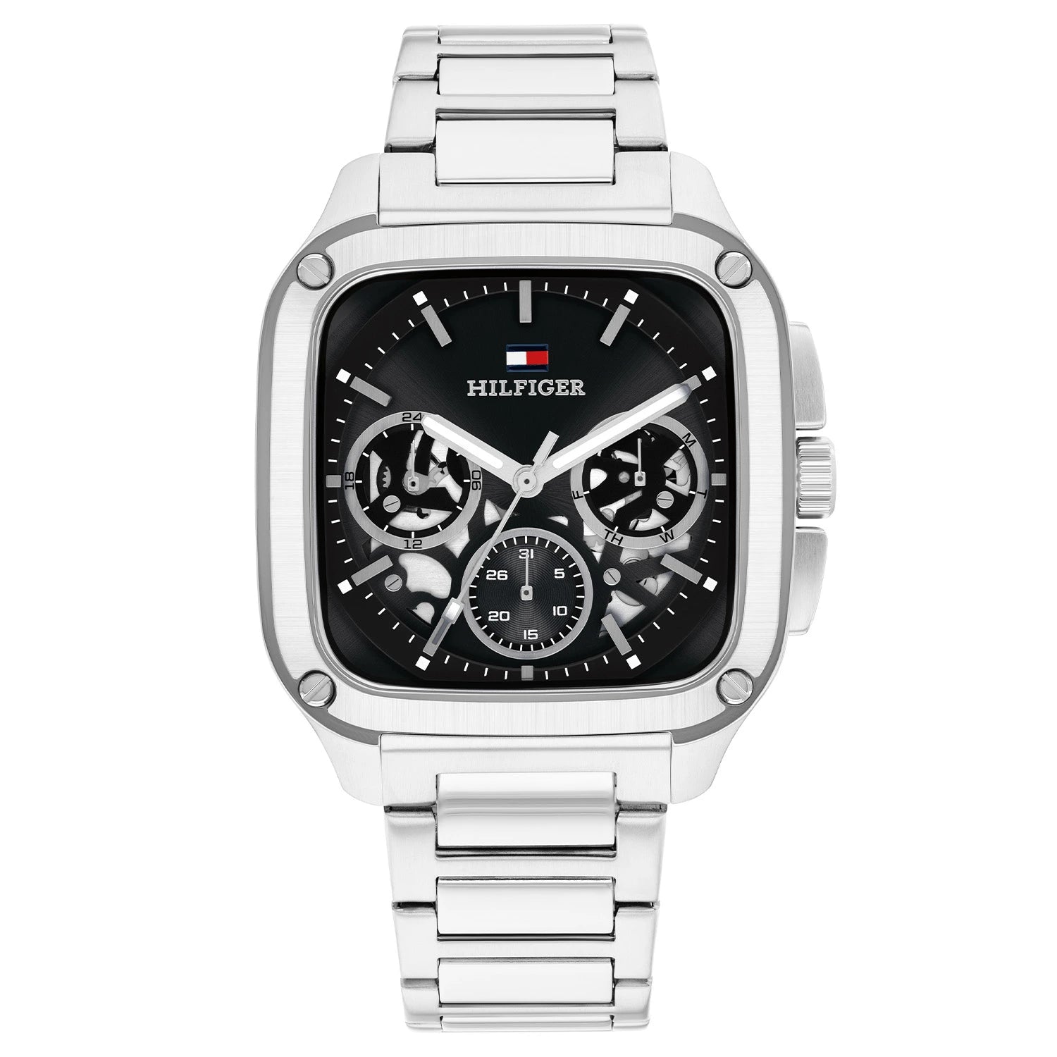 Tommy Hilfiger Horloge TH1710758 Heren Zilverkleurig 39 mm