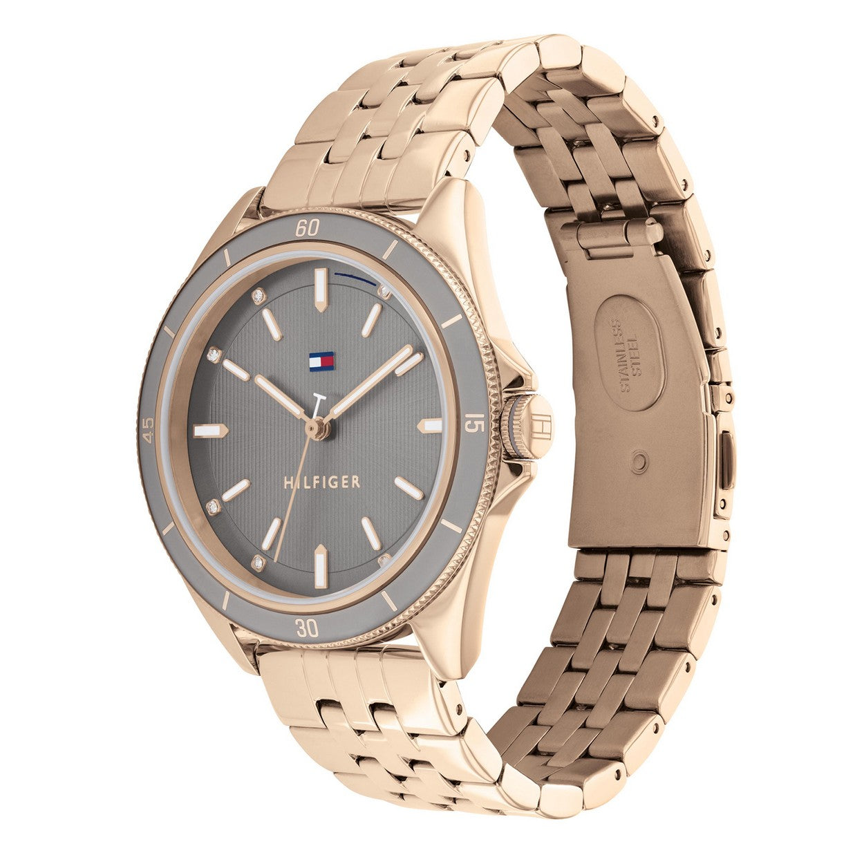 Tommy Hilfiger Horloge TH1782482 Dames Goudkleurig 38 mm