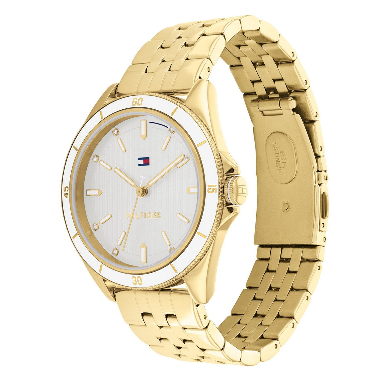 Tommy Hilfiger Horloge TH1782483 Dames Goudkleurig 38 mm