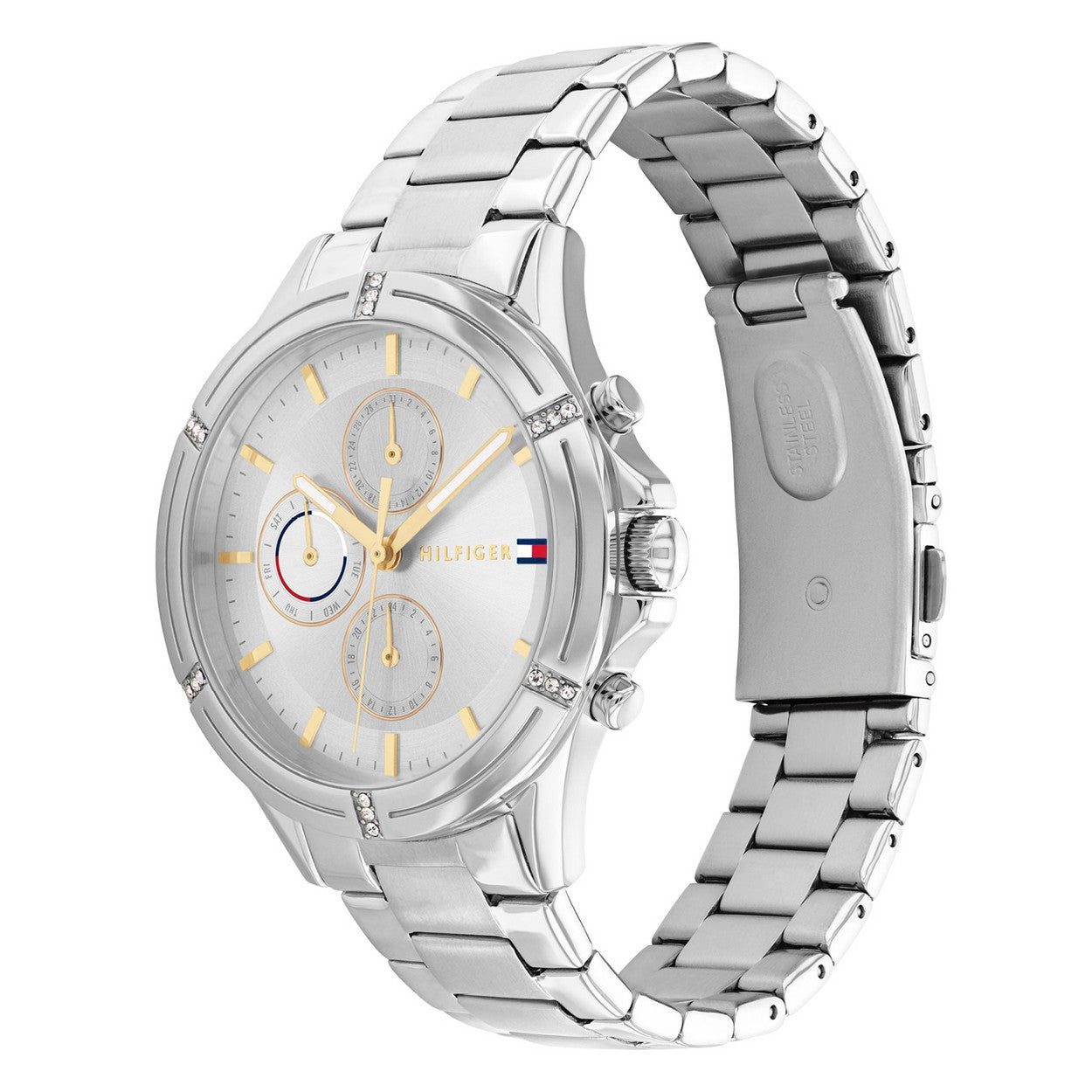 Tommy Hilfiger Horloge TH1782502 Dames Zilverkleurig 38 mm
