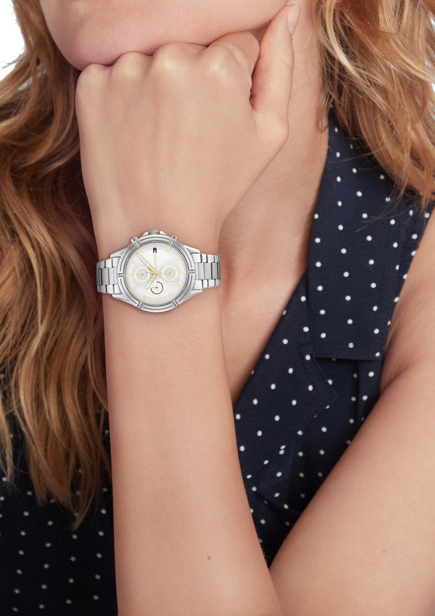 Tommy Hilfiger Horloge TH1782502 Dames Zilverkleurig 38 mm