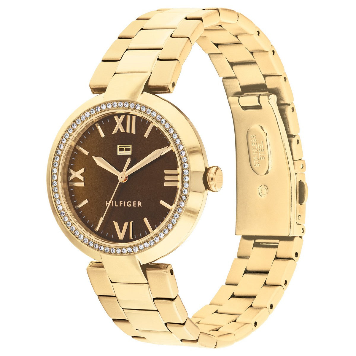 Tommy Hilfiger Horloge TH1782631 Dames Goudkleurig 34 mm