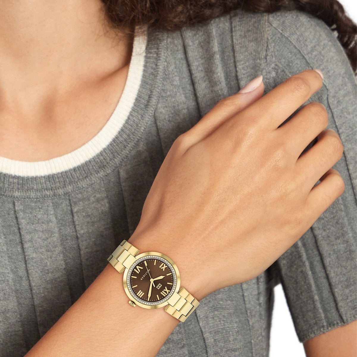 Tommy Hilfiger Horloge TH1782631 Dames Goudkleurig 34 mm