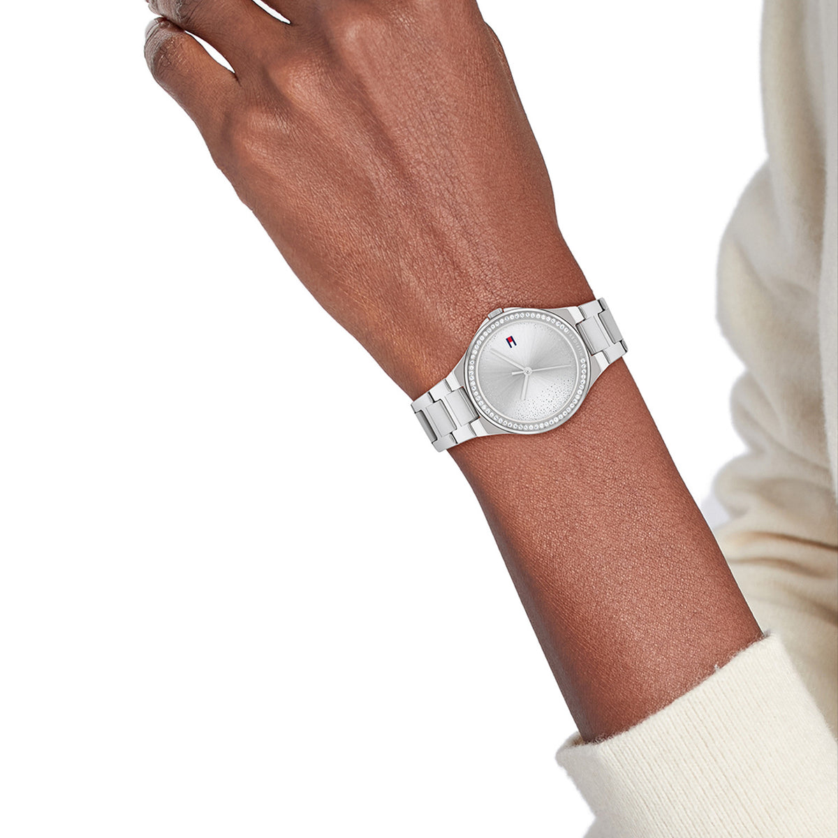 Tommy Hilfiger Dames Horloge TH1782641 36 mm Zilverkleurig