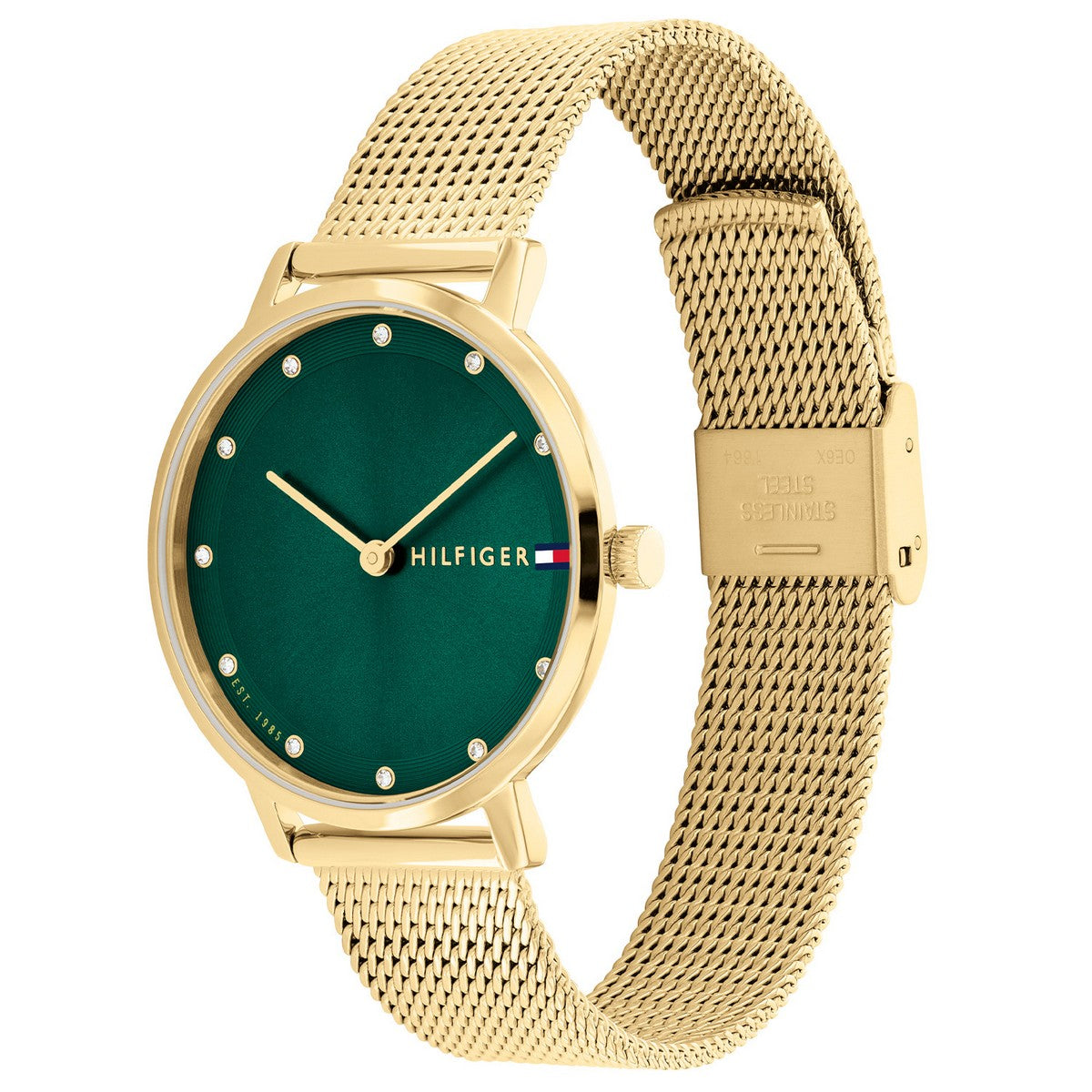 Tommy Hilfiger Horloge TH1782668 Dames Goudkleurig 34 mm