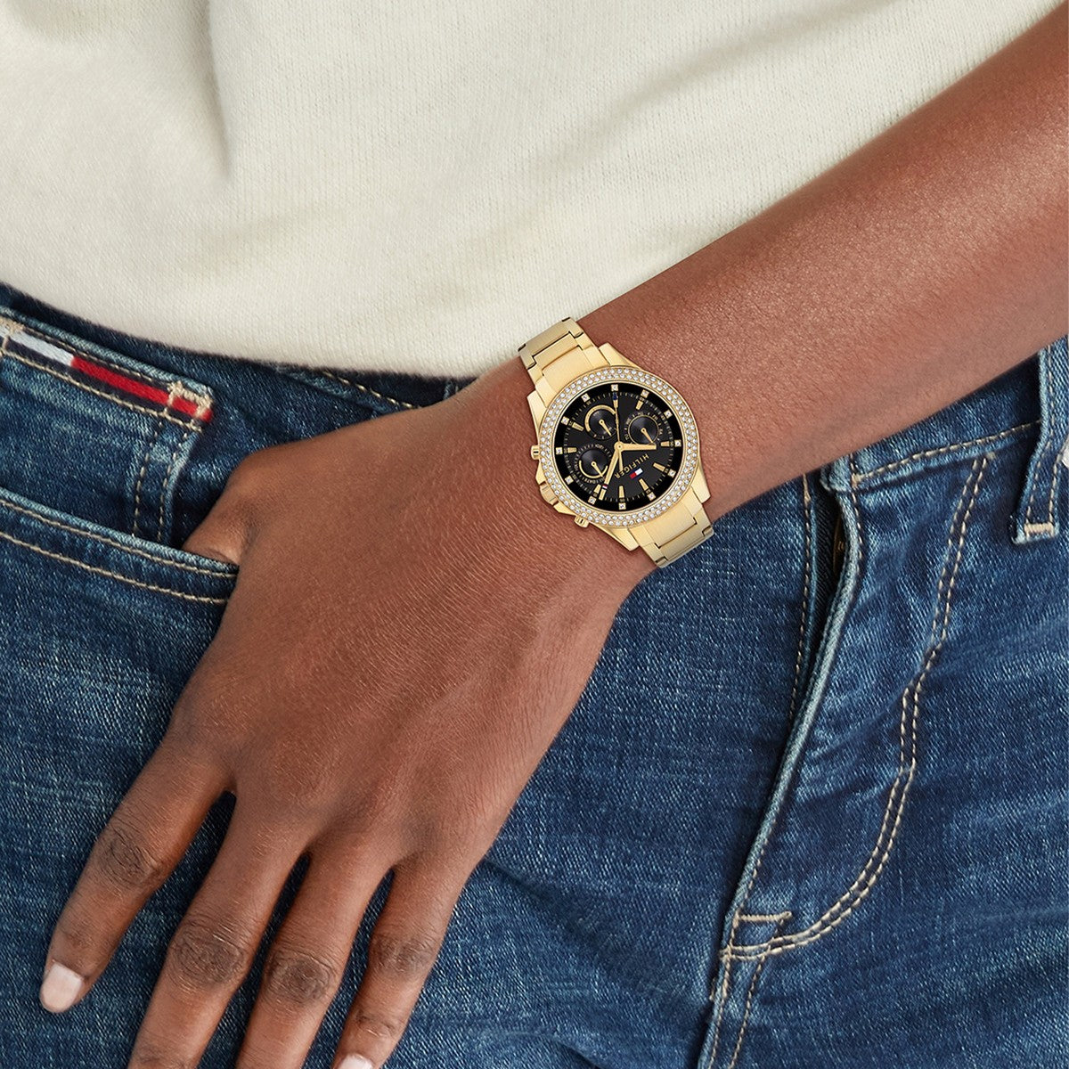 Tommy Hilfiger Horloge TH1782676 Dames Goudkleurig 38 mm