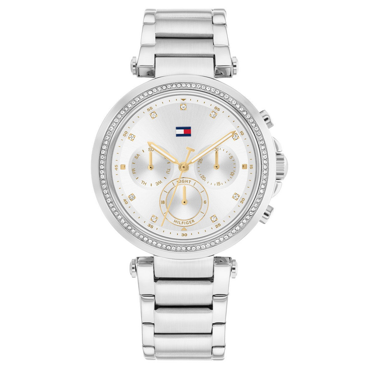 Tommy Hilfiger Horloge TH1782701 Dames Zilverkleurig 38 mm