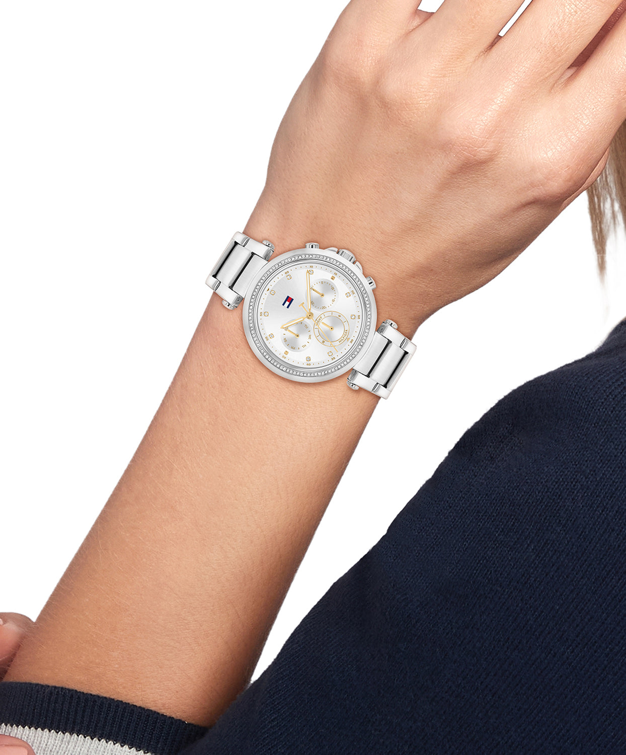 Tommy Hilfiger Horloge TH1782701 Dames Zilverkleurig 38 mm