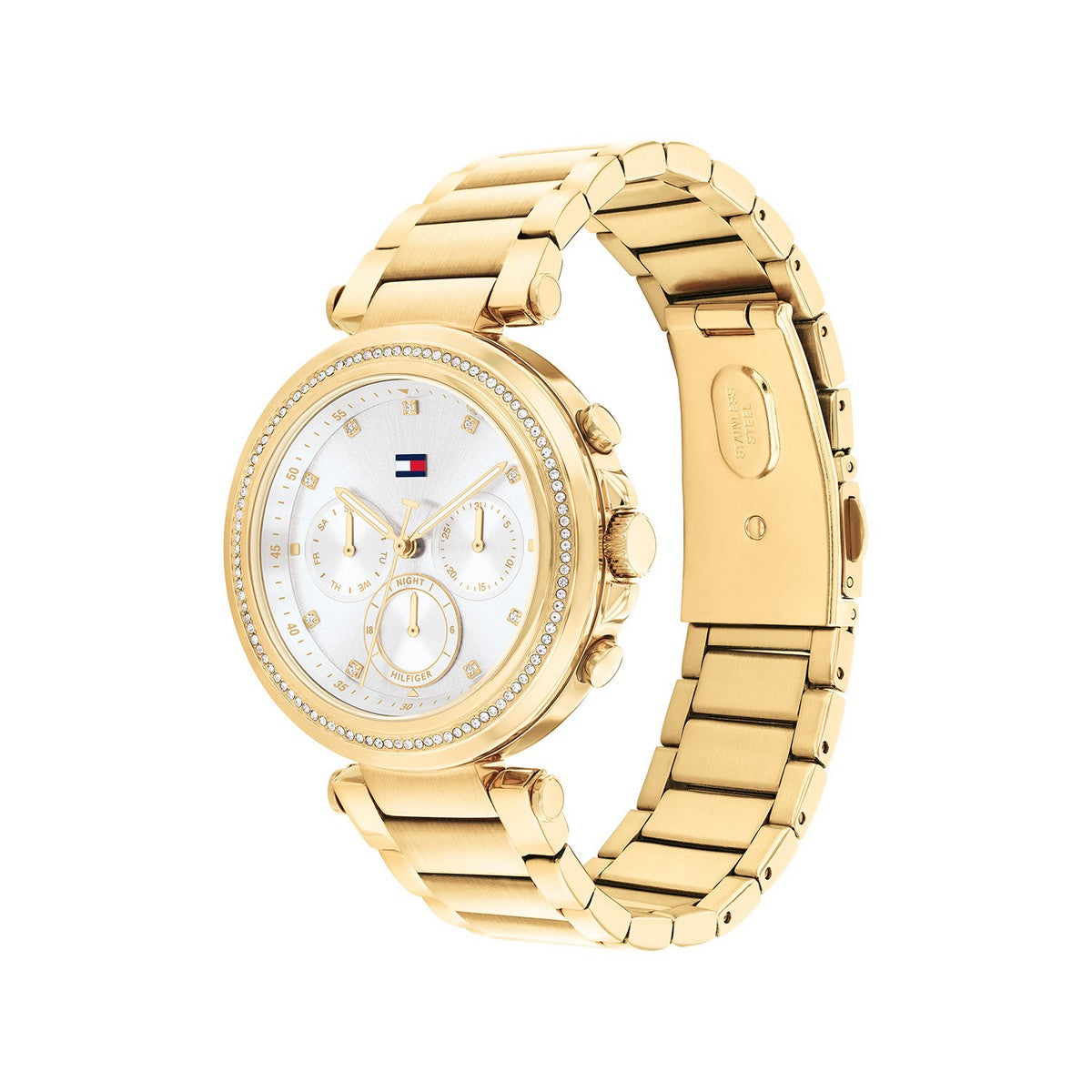 Tommy Hilfiger Horloge TH1782703 Dames Goudkleurig 38 mm
