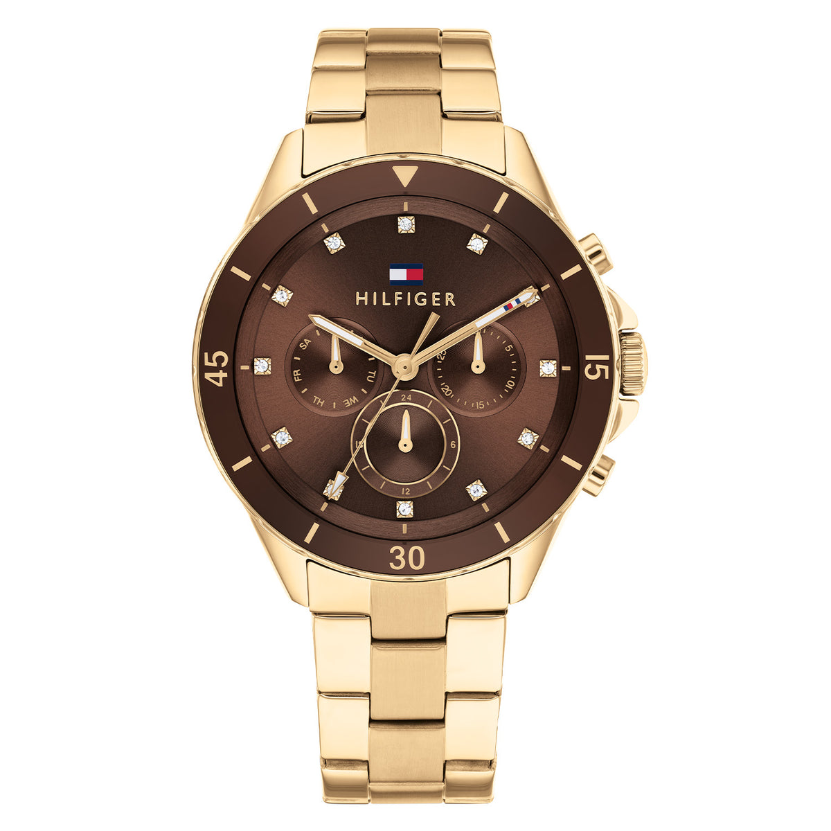 Tommy Hilfiger Dames Horloge TH1782709 40 mm Goudkleurig