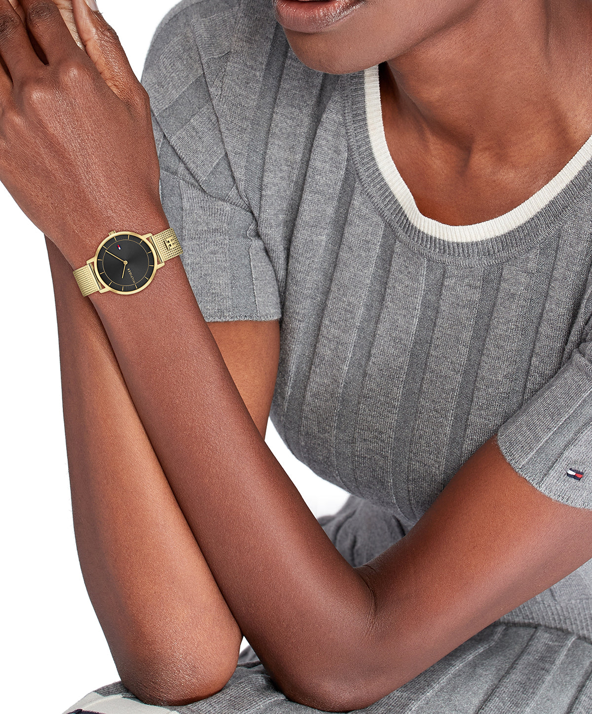Tommy Hilfiger Horloge TH1782739 Dames Goudkleurig 35 mm