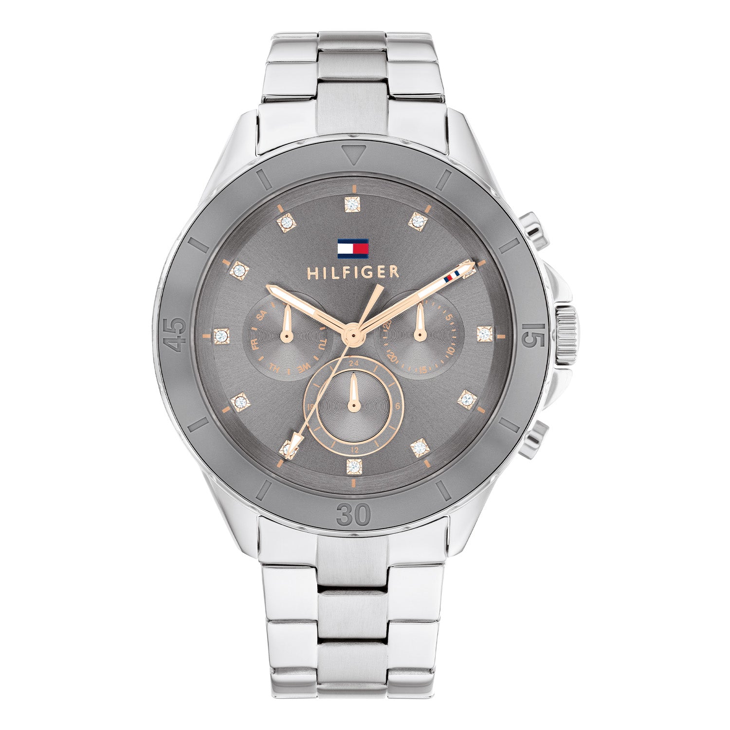 Tommy Hilfiger Horloge TH1782742 Dames Zilverkleurig 40 mm