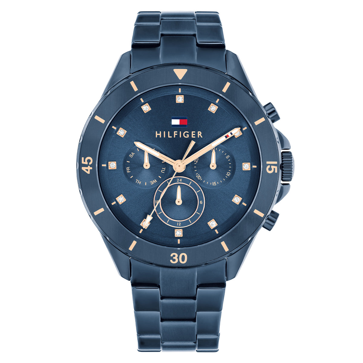Tommy Hilfiger Dames Horloge TH1782743 40 mm Blauw