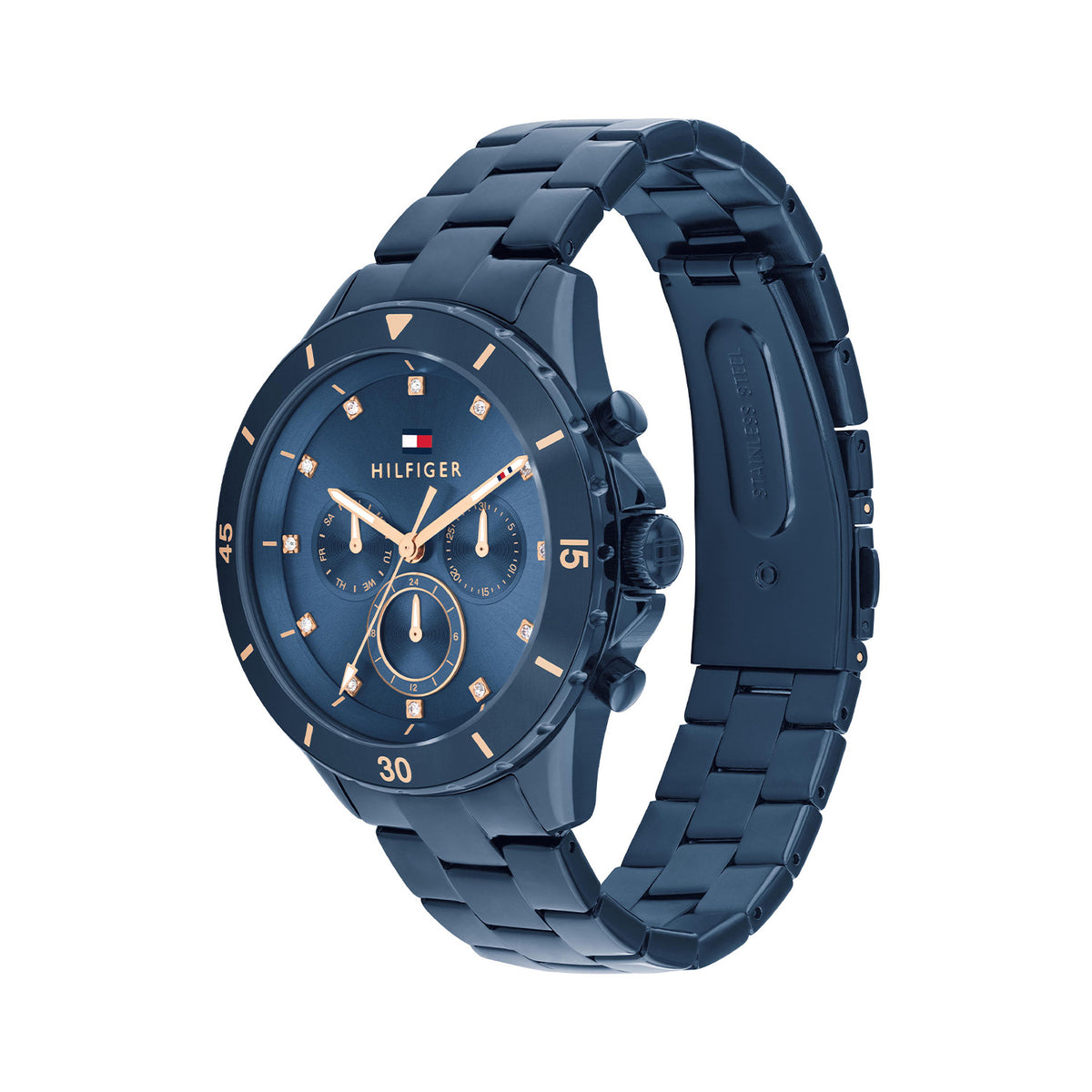Tommy Hilfiger Dames Horloge TH1782743 40 mm Blauw