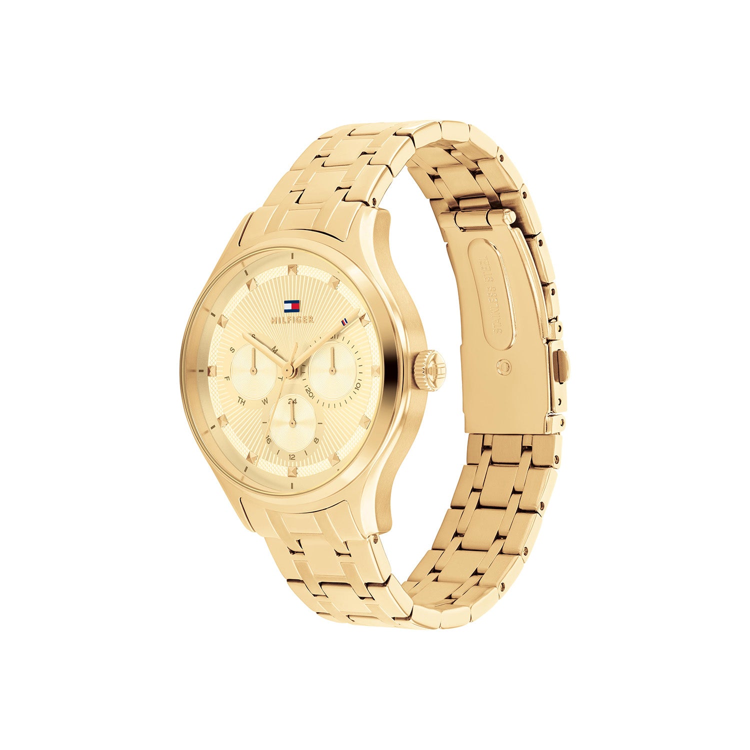 Tommy Hilfiger Horloge TH1782751 Dames Goudkleurig 38 mm