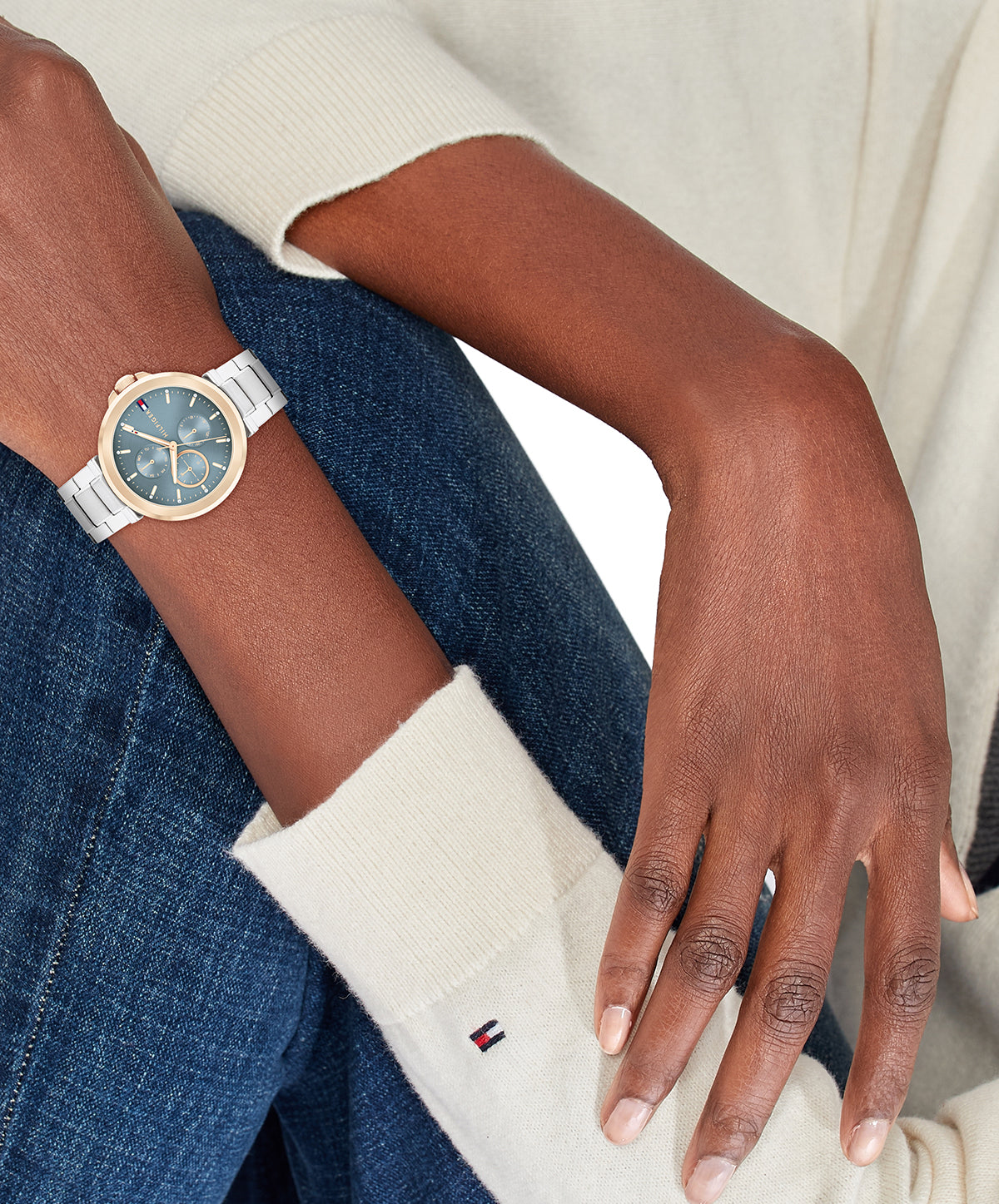 Tommy Hilfiger Dames Horloge TH1782754 38 mm Zilverkleurig