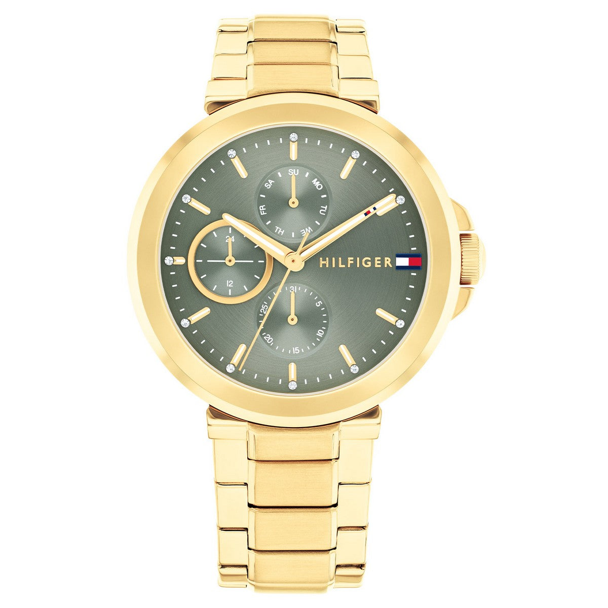 Tommy Hilfiger TH1782755 Horloge Dames Goudkleurig 38mm - PansiteNederland.nl