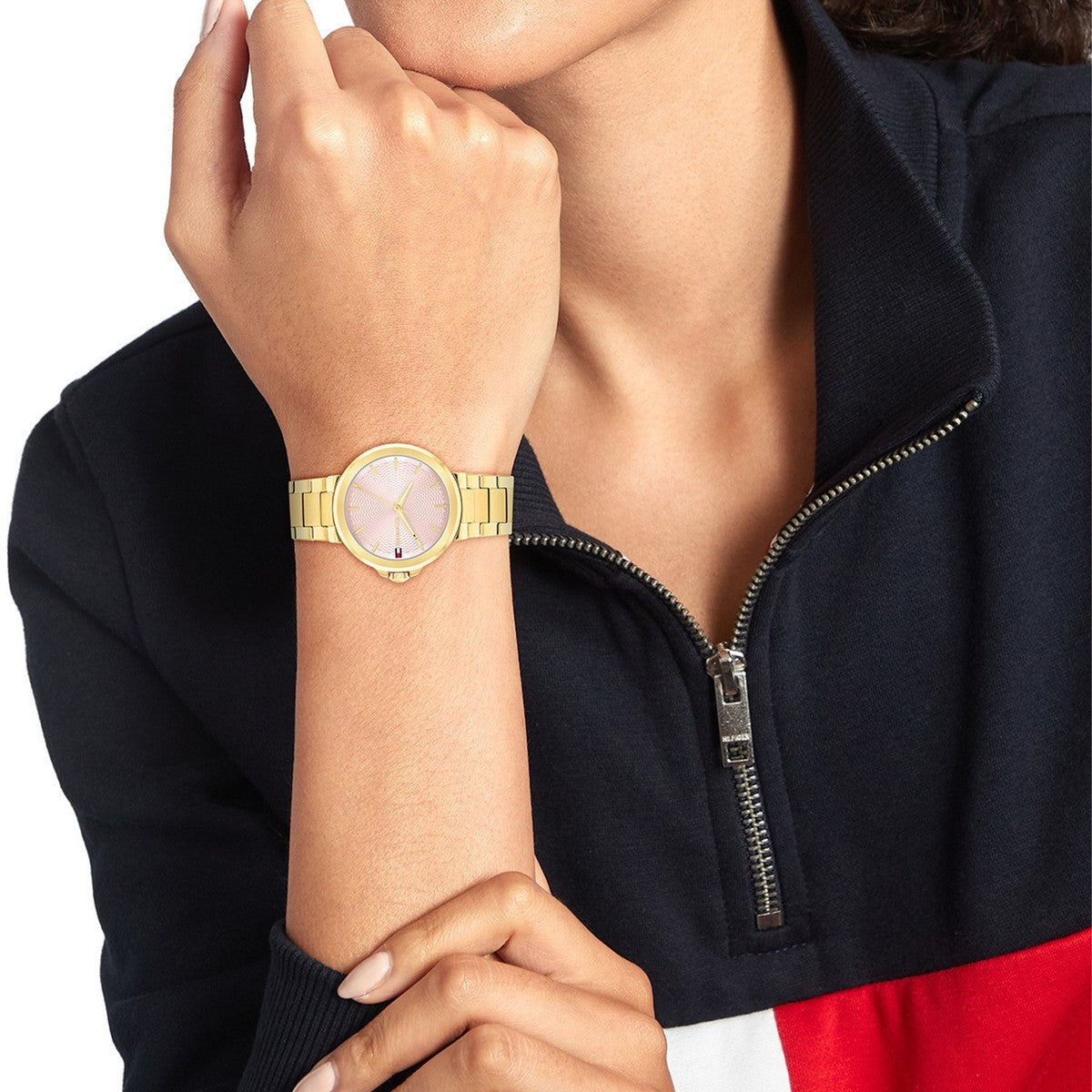 Tommy Hilfiger Horloge TH1782779 Dames Goudkleurig 34 mm