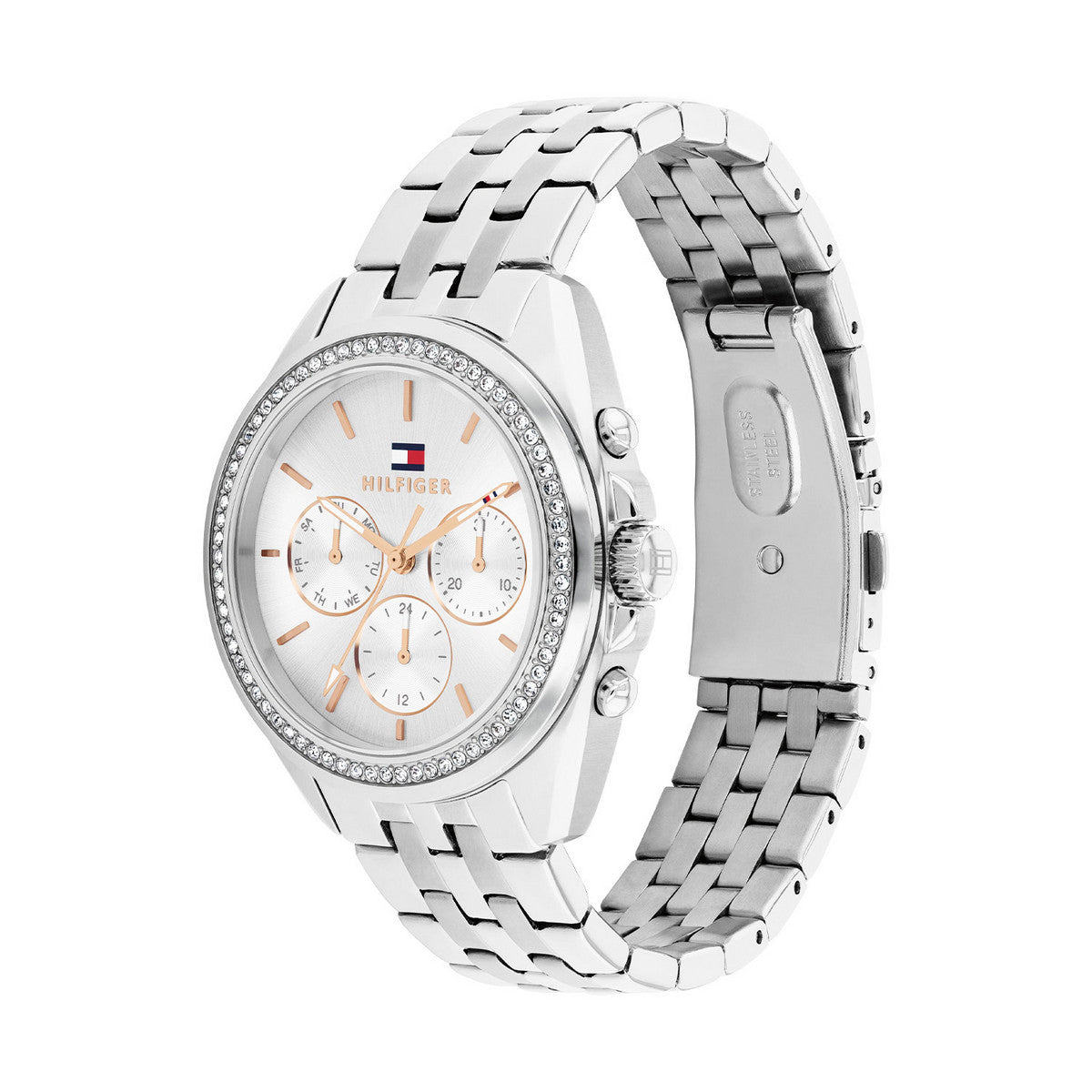 Tommy Hilfiger Horloge TH1782802 Dames Zilverkleurig 36 mm