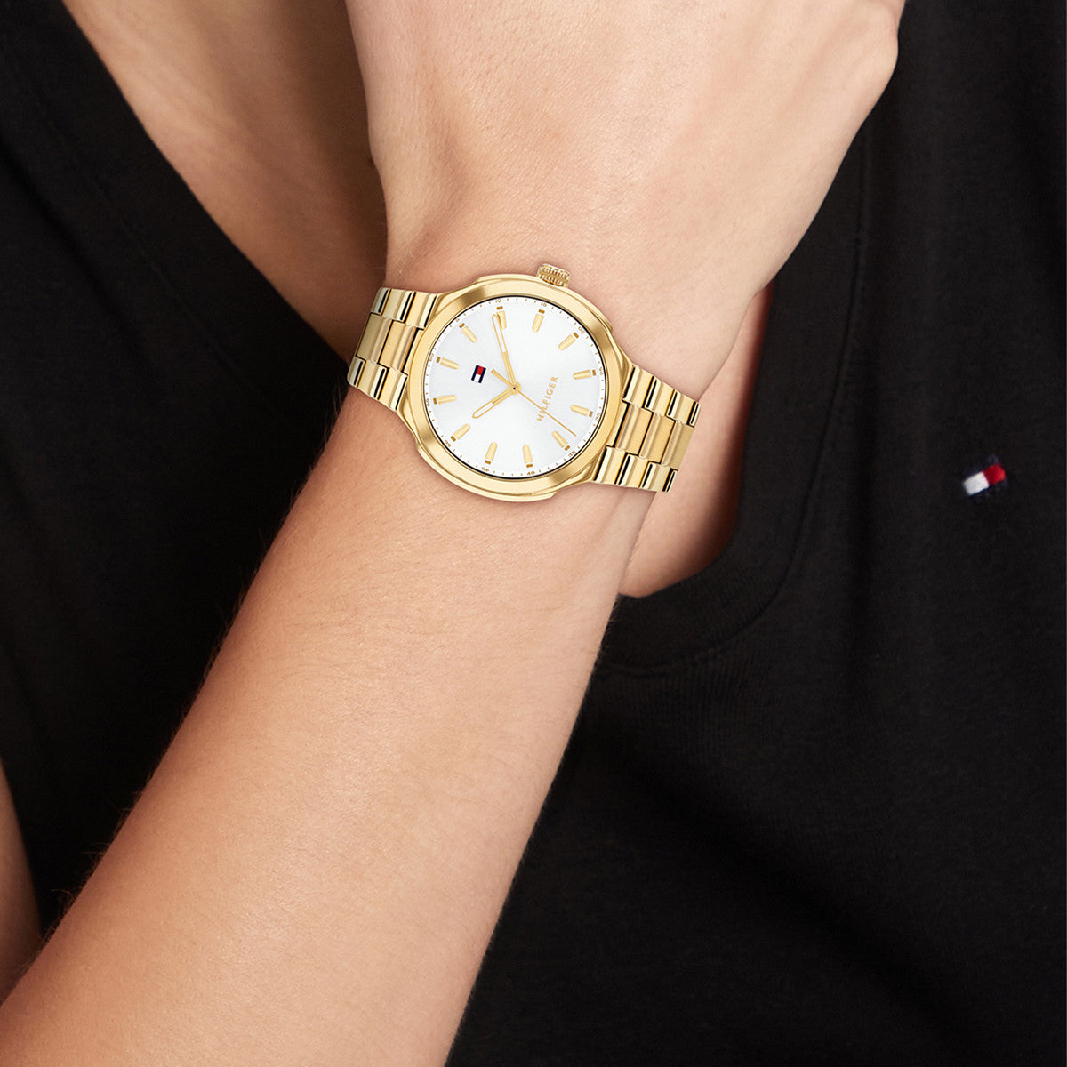 Tommy Hilfiger Horloge TH1782819 Dames Goudkleurig 36 mm