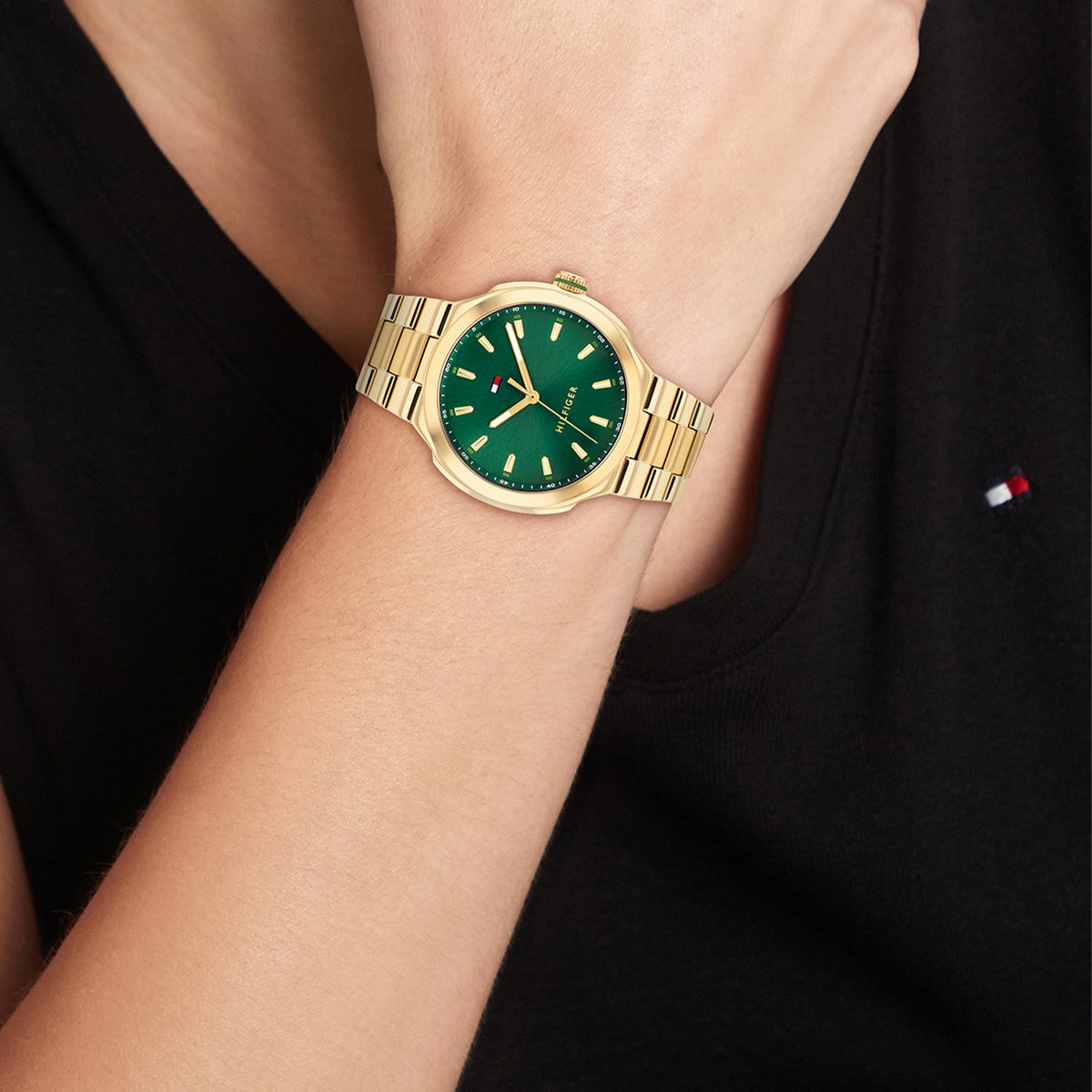 Tommy Hilfiger Horloge TH1782820 Dames Goudkleurig 36 mm