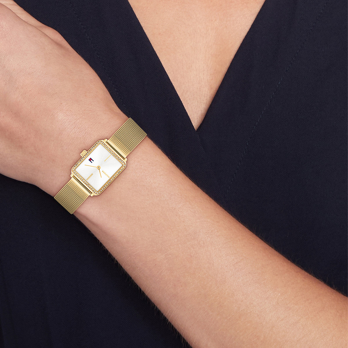 Tommy Hilfiger TH1782829 Horloge Dames Goudkleurig 21x24mm