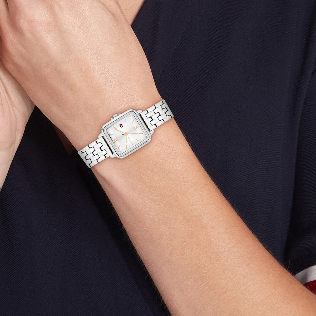 Tommy Hilfiger TH1782830 Horloge Dames Zilverkleurig 24x22,5mm