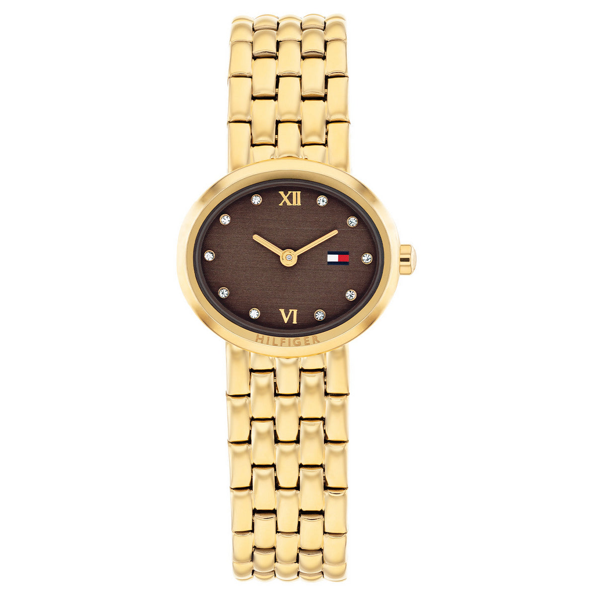Tommy Hilfiger Horloge TH1782844 Dames Goudkleurig 25 mm