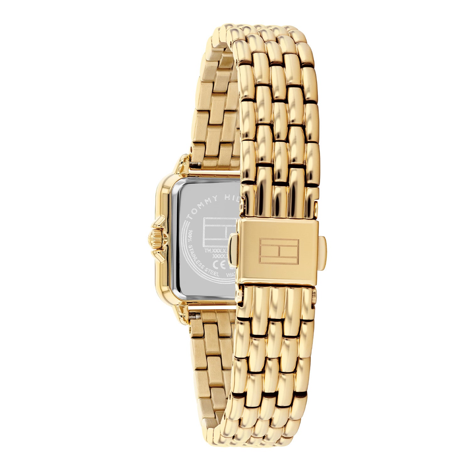Tommy Hilfiger Dames Horloge TH1782858 24 mm Goudkleurig