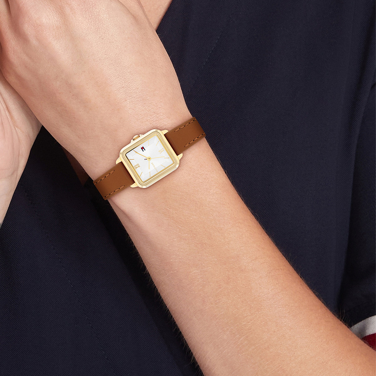 Tommy Hilfiger TH1782859 Horloge Dames Goudkleurig 24x22,5mm