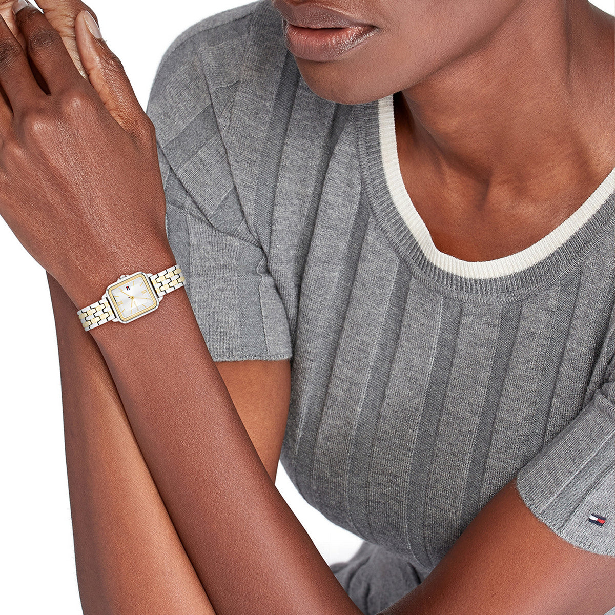 Tommy Hilfiger Horloge TH1782861 Dames Zilverkleurig 24 mm