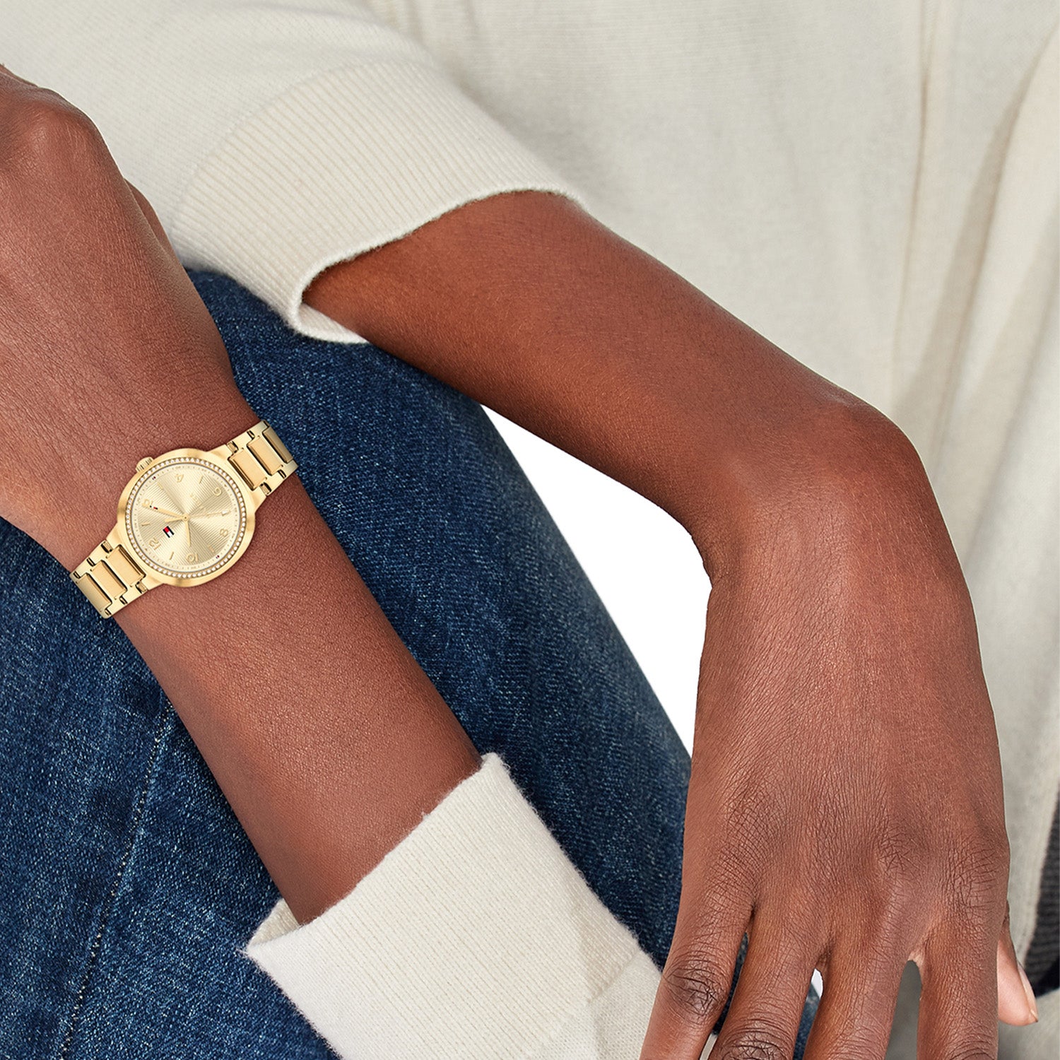 Tommy Hilfiger Horloge TH1782900 Dames Goudkleurig 32 mm