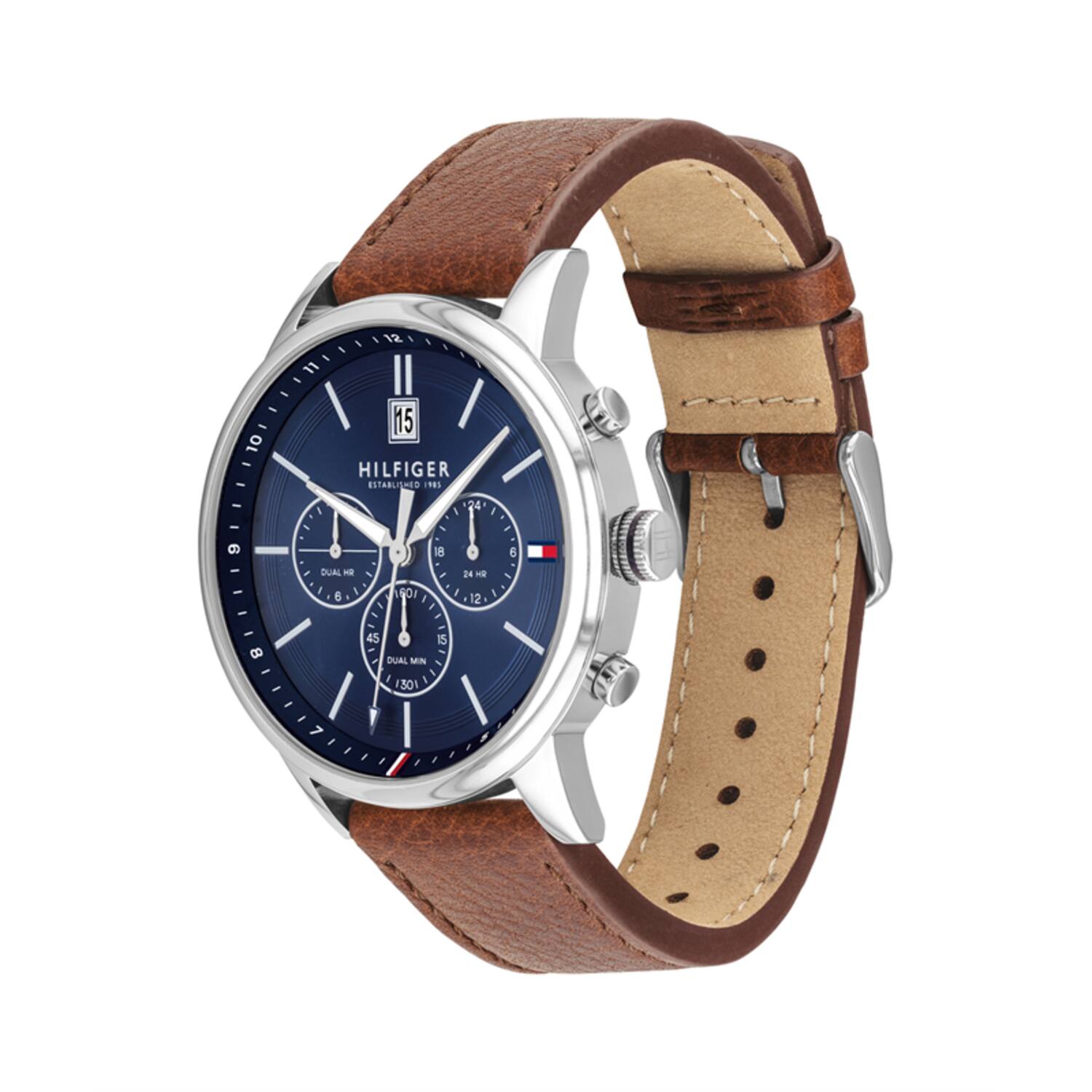 Tommy Hilfiger Horloge TH1791629 Heren Blauw 44 mm