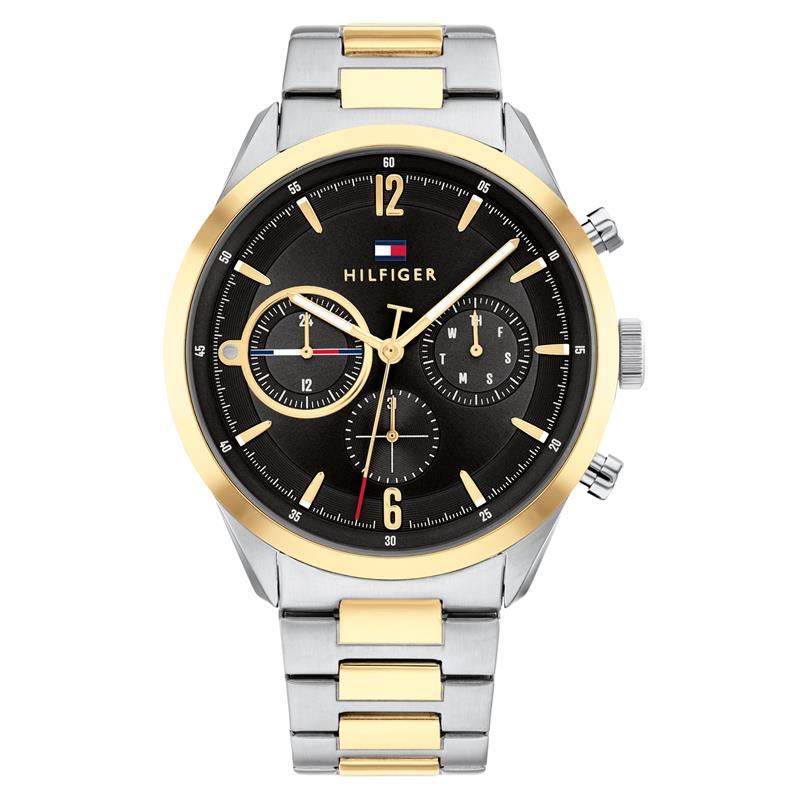 Tommy Hilfiger Horloge TH1791944 Heren Zilverkleurig 44 mm