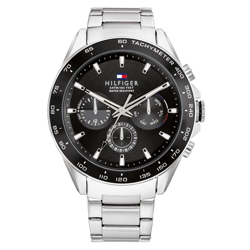 Tommy Hilfiger Heren Horloge TH1791967 46 mm Zilverkleurig