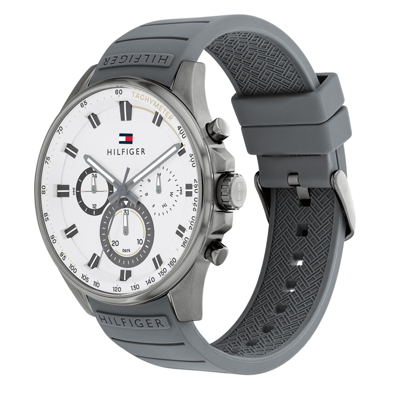 Tommy Hilfiger Heren Horloge TH1791972 44 mm Grijs