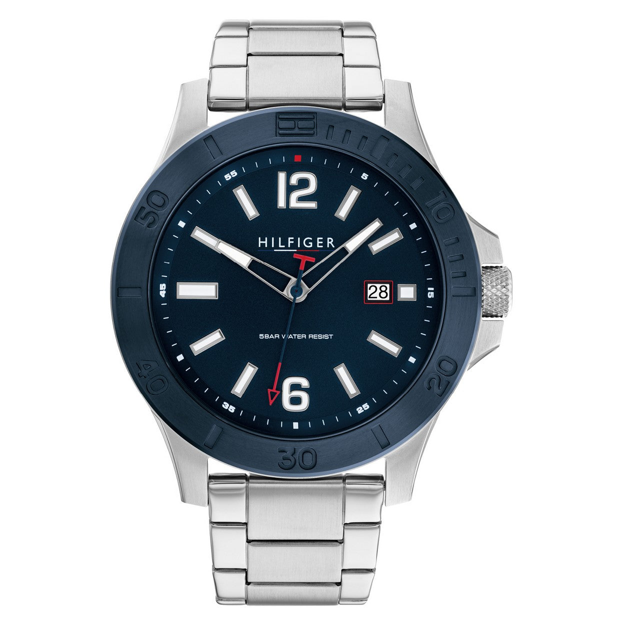 Tommy Hilfiger Horloge TH1791994 Heren Zilverkleurig 46 mm