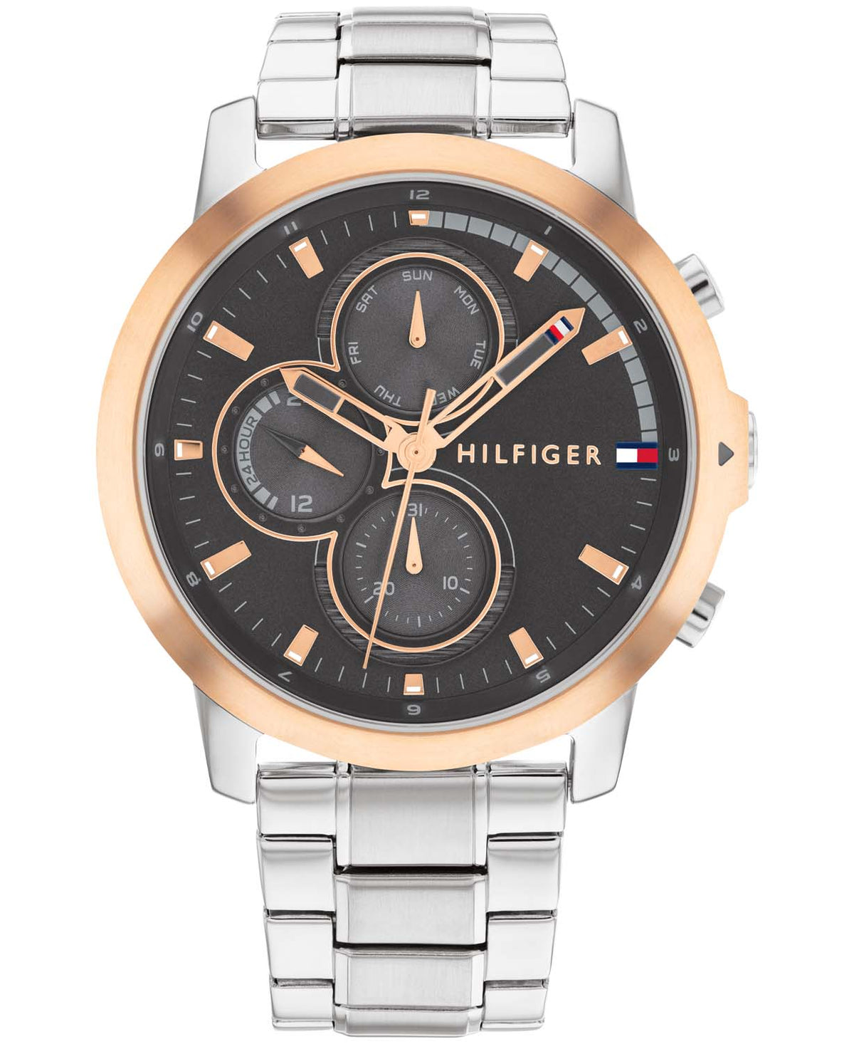 Tommy Hilfiger Heren Horloge TH1792050 46 mm Rosékleurig