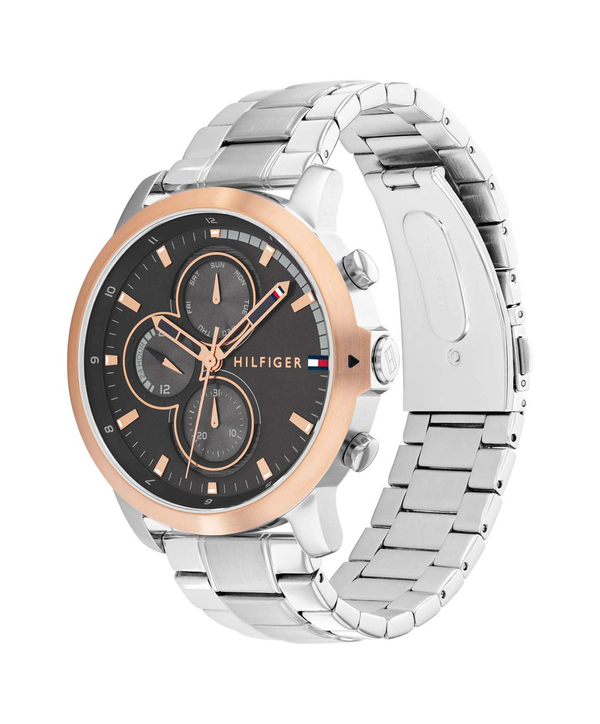 Tommy Hilfiger Heren Horloge TH1792050 46 mm Rosékleurig