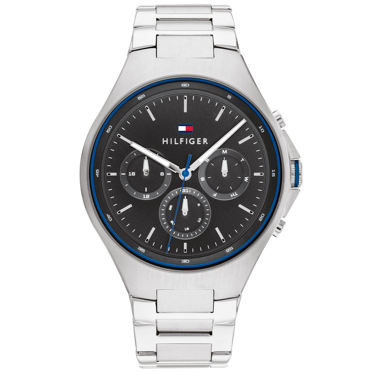 Tommy Hilfiger Heren Horloge TH1792054 44 mm Zilverkleurig
