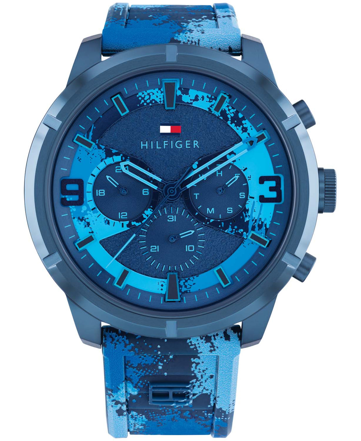 Tommy Hilfiger Heren Horloge TH1792073 50 mm Donkerblauw