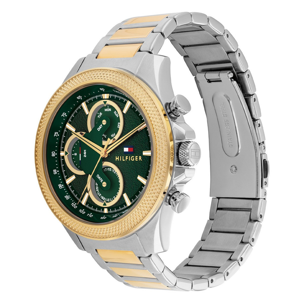 Tommy Hilfiger Horloge TH1792079 Heren Zilverkleurig 46 mm
