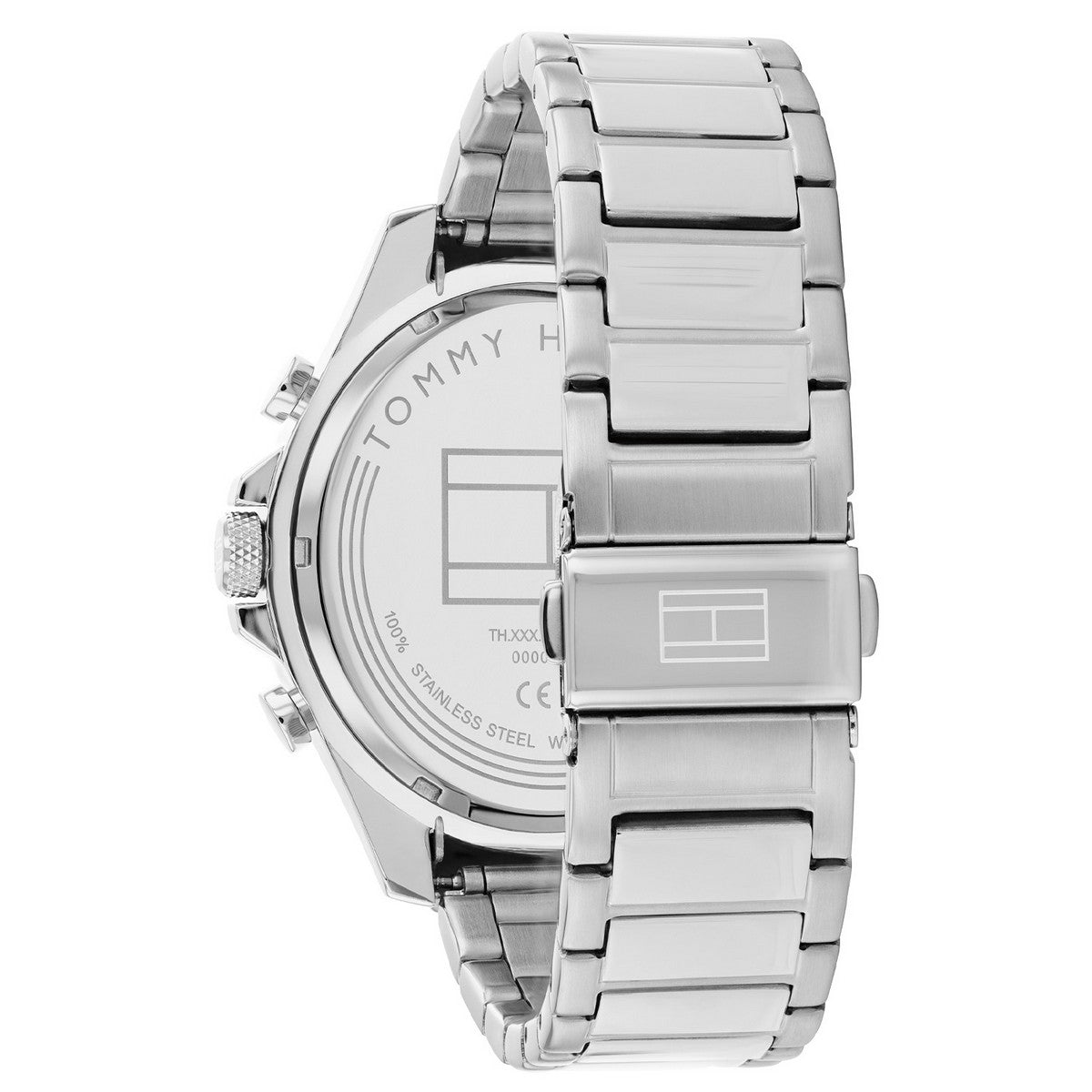 Tommy Hilfiger Horloge TH1792080 Heren Zilverkleurig 46 mm