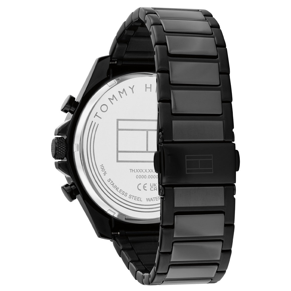 Tommy Hilfiger Horloge TH1792081 Heren Zwart 46 mm